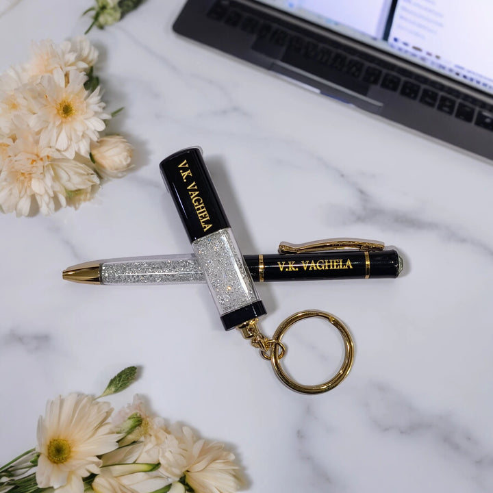 Luxury Diamond Pen Keychain Combo – The Cover Lounge